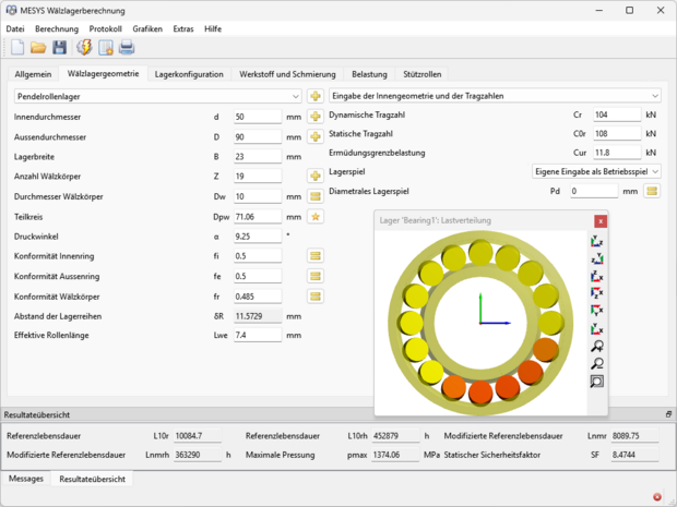 Wälzlagerberechnung